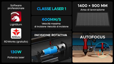 130w incisore laser legno con taglio laser