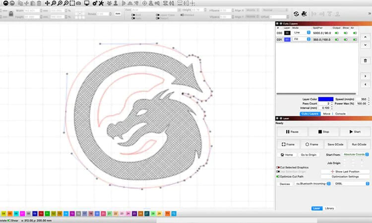 Omtech lasercutter