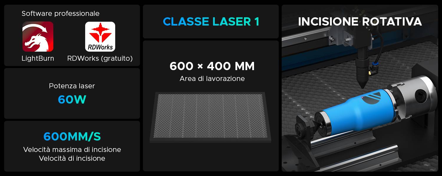 60w macchina taglio laser economico potente