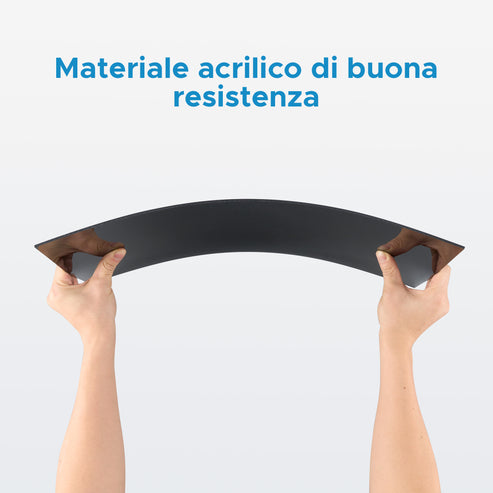 10 Fogli di Acrilico Nero Semitrasparenti per Incisione Taglio Laser per Progetti Fai da Te