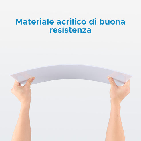 10 Fogli di Acrilico Bianche Semitrasparenti per Incisione Taglio Laser per Progetti Fai da Te