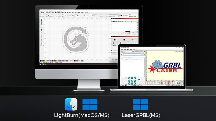 LaserGRBL preinstallato