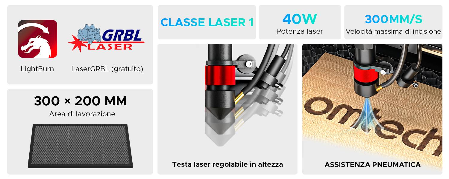 miglior incisore laser 40w k40+