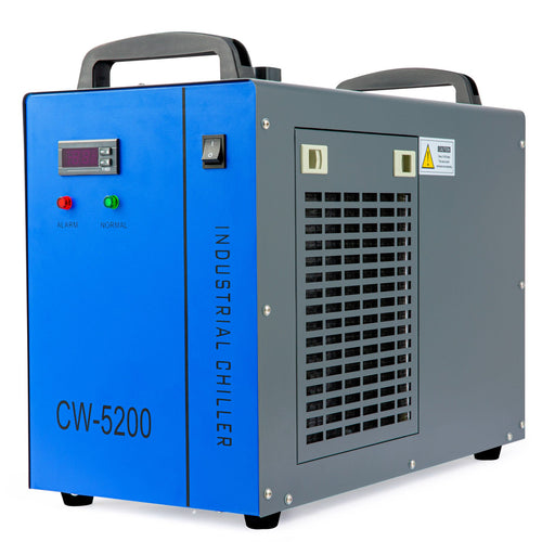 Raffreddatore e refrigeratore d'acqua industriale per taglierina laser CO2 da 50W-150W | CW-5200