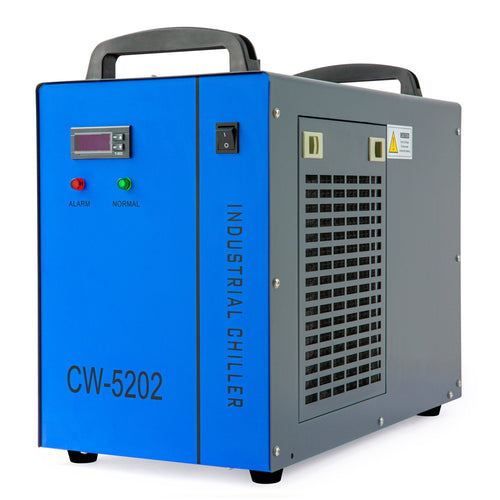 Refrigeratore d'acqua industriale per il raffreddamento simultaneo di due taglierine laser CO2 | CW-5202